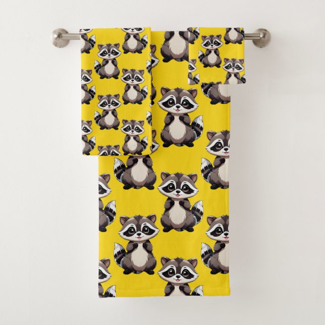 Diseño de patrón de mapache amarillo (In situ)
