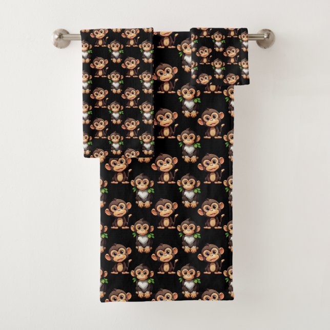 Diseño de patrón de mono negro  (In situ)