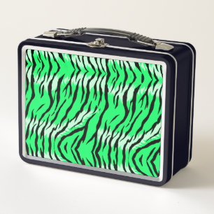 Diseño de patrón de piel de animal tigre verde