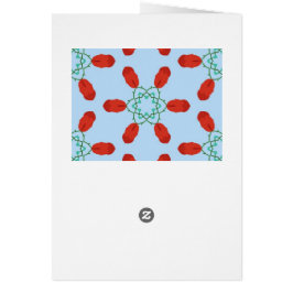 diseño de patrón geométrico con motivos florales t