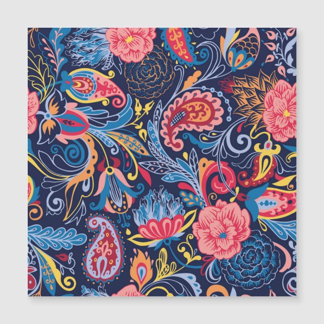 Diseño de patrón incomparable de Paisley Vintage (Anverso)