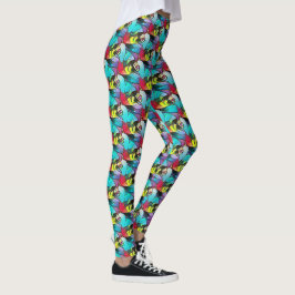 Diseño de patrones abstractos 1208 - Leggings