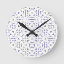 Diseño de patrones de superficie - reloj grande re