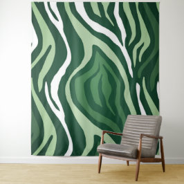 Diseño de patrones de tela verde