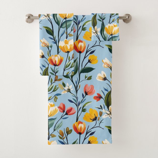 Diseño de patrones florales vibrantes (In situ)