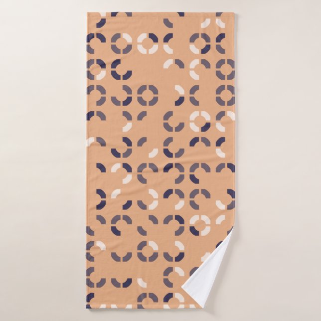 diseño de patrones geométricos abstracto, arte, ar (Toalla de baño)