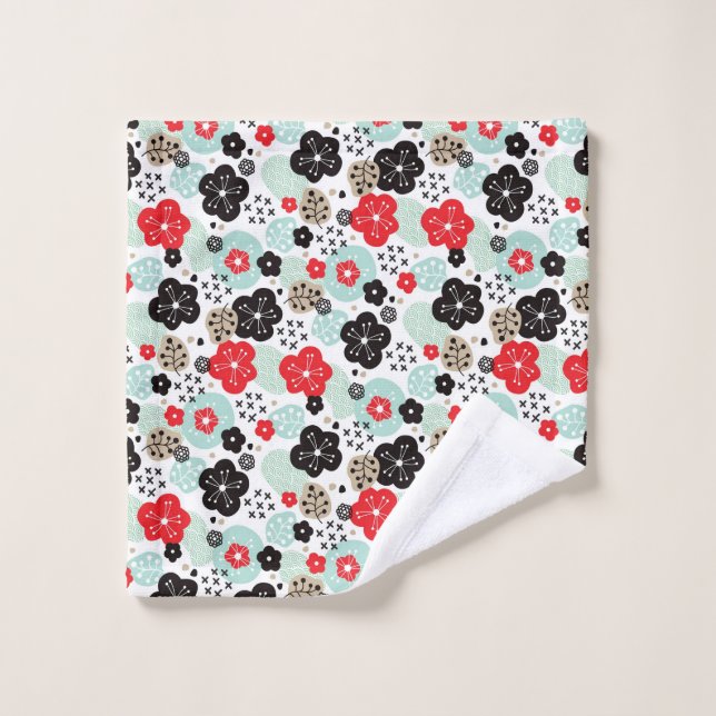 Diseño de patrones japoneses lindos (Toallita)