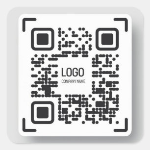 Diseño de Pegatina de código QR para empresas mini