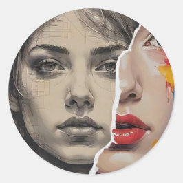 Diseño de pegatina de parachoques moderno