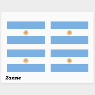 Diseño de pegatina rectangular patriótica de la ba