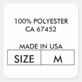 Diseño de pegatinas de etiqueta de cuello de ropa