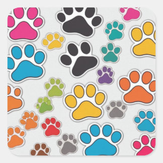 Diseño de Pegatinas de Guay Cute Dog Paws