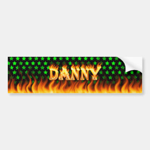 Diseño de pegatinas de parachoques Danny.