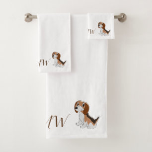 Diseño de Perro Beagle Monogramado