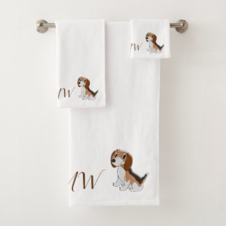 Diseño de Perro Beagle Monogramado
