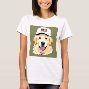 diseño de perro lindo camiseta