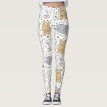 Diseño de perros leggings