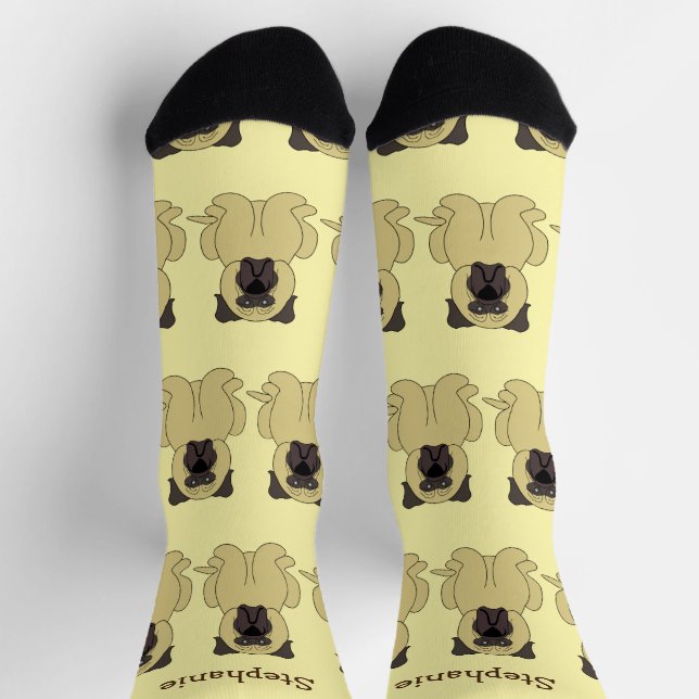 Diseño de perros masticadores de calcetines (Arriba)