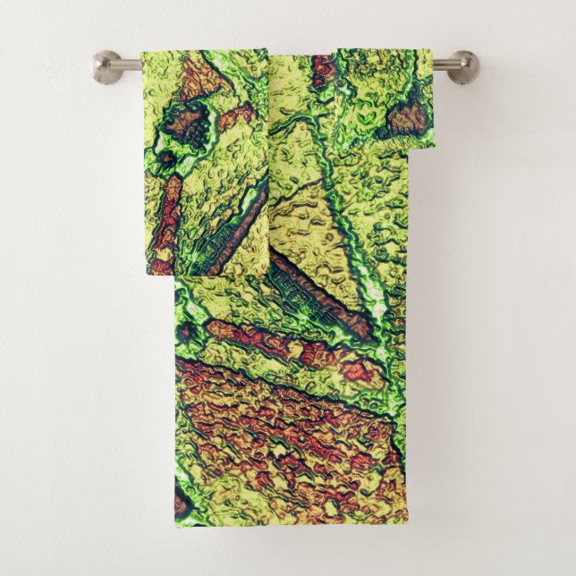 Diseño de piedra volcánica pintada de amarillo pál (In situ)