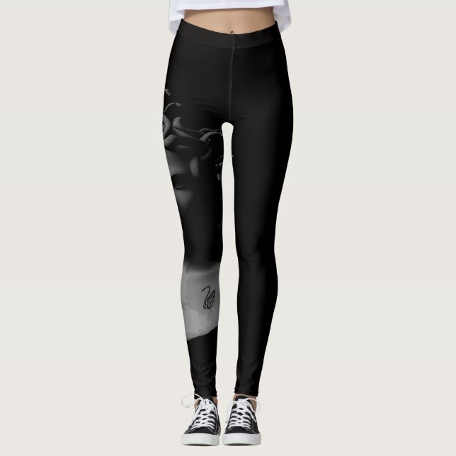 diseño de piernas de medusa grande para leggings (Anverso)
