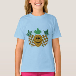 Diseño de piña feliz - Camiseta básica para Chicas