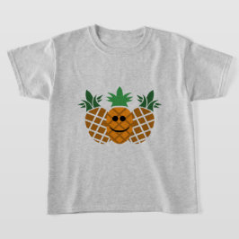 Diseño de piña feliz - Camiseta básica para Chicas