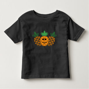 Diseño de piña feliz - Toddler Fine Jersey T-Shi