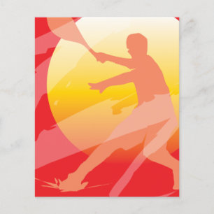 diseño de plantilla de folleto de torneo de tenis 