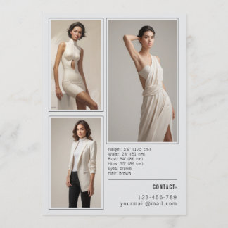 Diseño de plantillas de tarjetas comp de modelo im