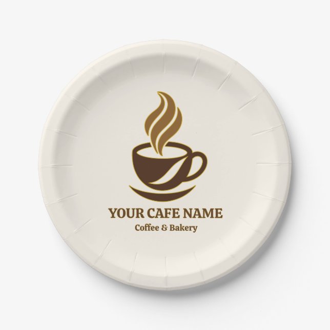 Diseño de platos de papel editables para la apertu (Anverso)