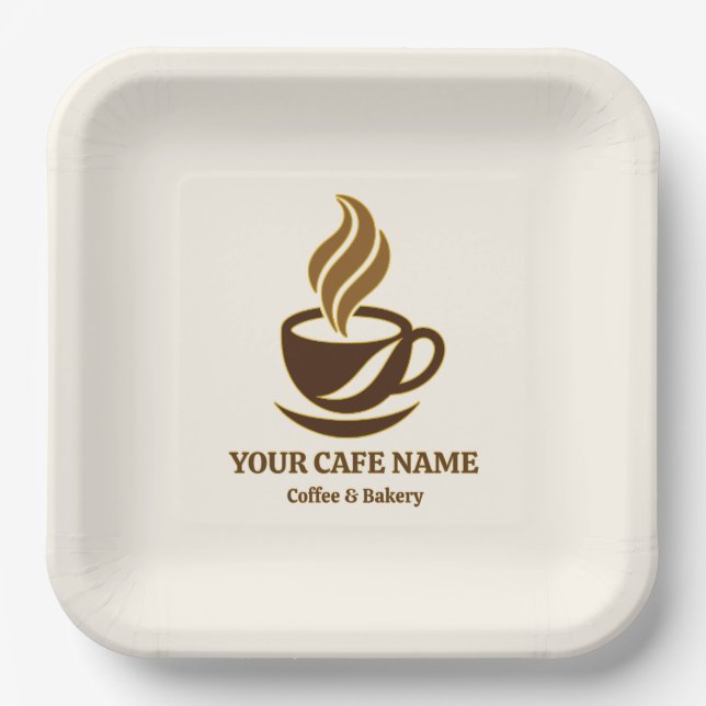 Diseño de platos de papel editables para la apertu (Anverso)