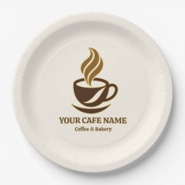 Diseño de platos de papel editables para la apertu