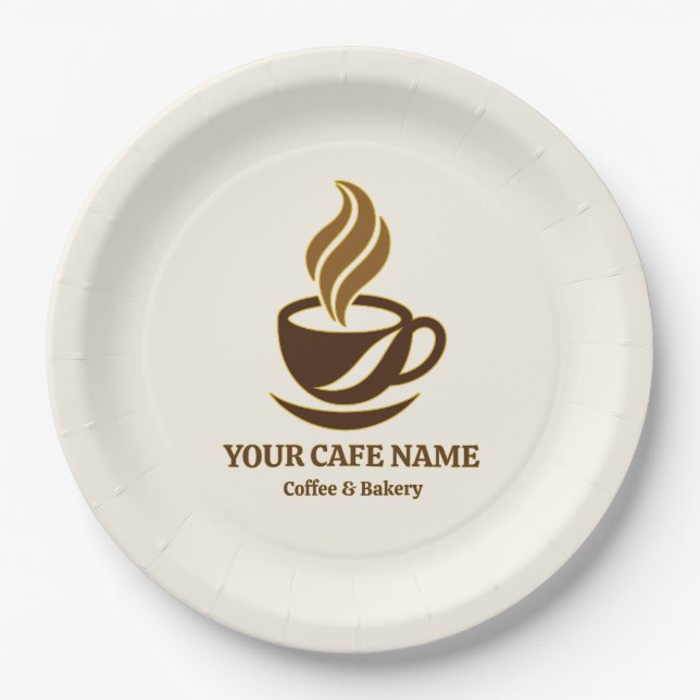 Diseño de platos de papel editables para la apertu (Anverso)
