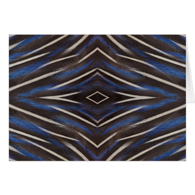 diseño de pluma de gallina de Guinea diamante (Anverso (Horizontal))