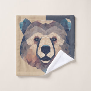 Diseño de polos bajos en la cabeza del oso