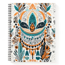 Diseño de portada del libro Boho Feathers - Elegan