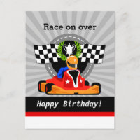 Diseño de postales GO KART