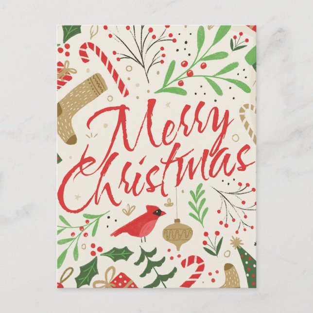Diseño de postales para navidades (Anverso)