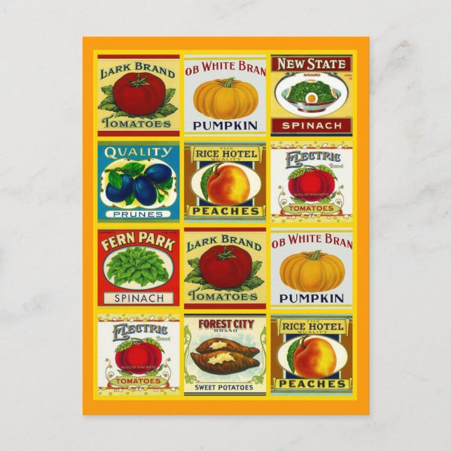 Diseño de postales para tarjetas de recetas para c (Anverso)