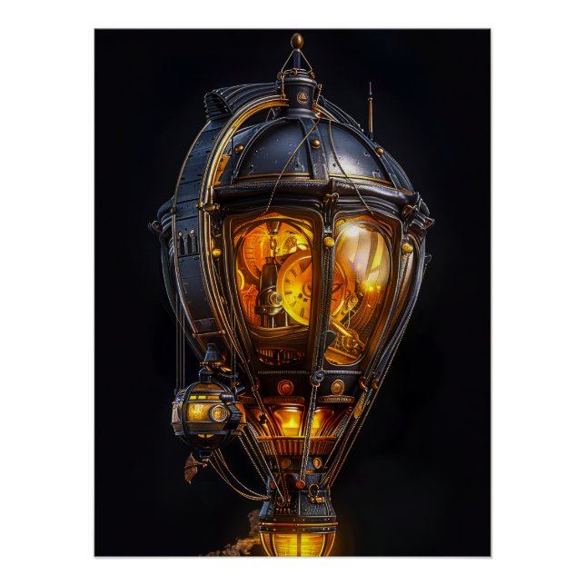 Diseño de Poster Steampunk (Anverso)