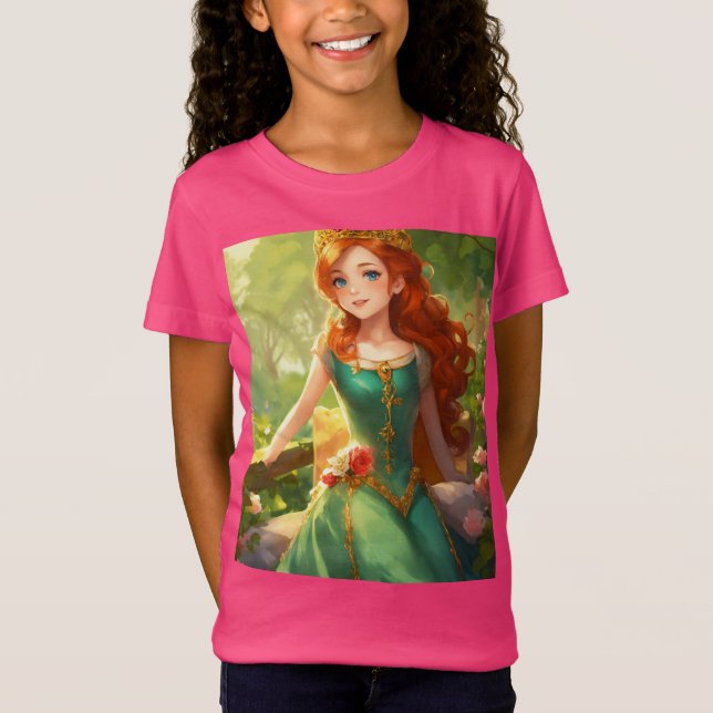 Diseño de princesa camiseta (Anverso)