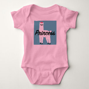Diseño de Princesa Lama - Bodysuit de Jersey para 