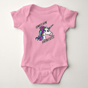Diseño de Princesa Unicornio - Bodysuit de Jersey 