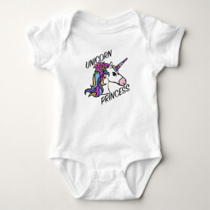 Diseño de Princesa Unicornio - Bodysuit de Jersey 