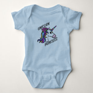 Diseño de Princesa Unicornio - Bodysuit de Jersey 