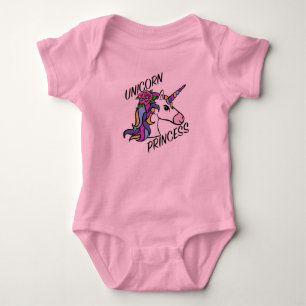 Diseño de Princesa Unicornio - Bodysuit de Jersey