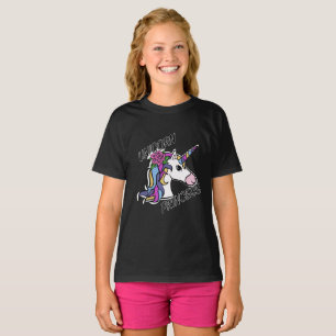 Diseño de princesa unicornio - Camiseta básica par