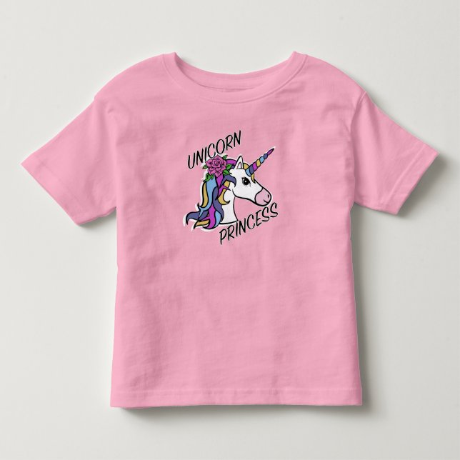 Diseño de princesa unicornio - camiseta de jersey  (Anverso)