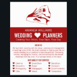 Diseño de propuesta, publicidad de planificador de<br><div class="desc">Diseño de propuesta,  folleto de publicidad de planificador de eventos de boda de The Business Card Store.</div>