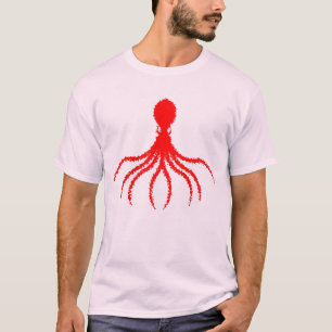 Diseño de pulpo angustiado - Camiseta básica mascu